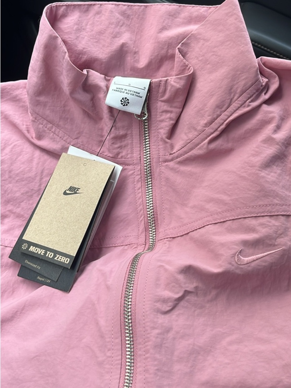 Nike Women’s Dusty Pink Utility Windbreaker Jacket